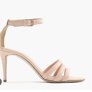 J.Crew Made in Italy Ankle Strap Heels